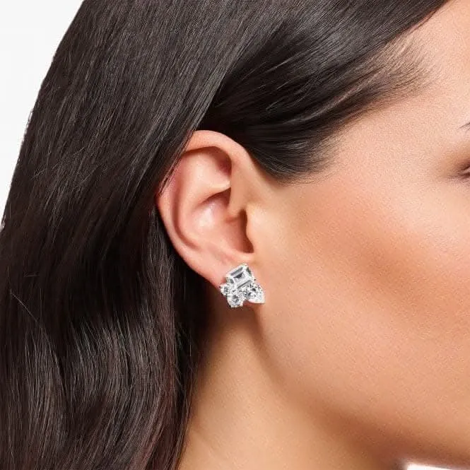 Sterling Silver White Mixed Stones Stud Earrings H2275-051-14 Thomas Sabo Earrings