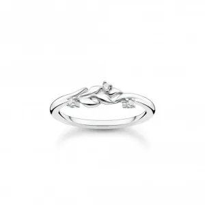 Sterling Silver White Ring TR2376-051-14 Thomas Sabo Rings