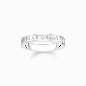Sterling Silver White Stones Band Ring TR2253-051-14 Thomas Sabo Rings
