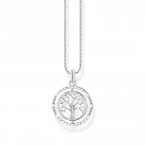 Sterling Silver White Tree Of Love Necklace KE2148-643-14-L45V Thomas Sabo Necklaces