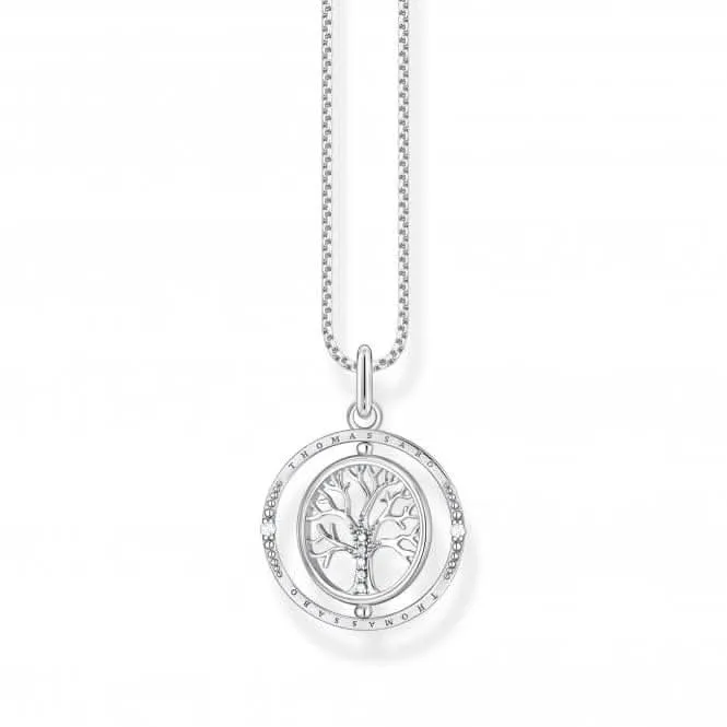 Sterling Silver White Tree Of Love Necklace KE2148-643-14-L45V Thomas Sabo Necklaces