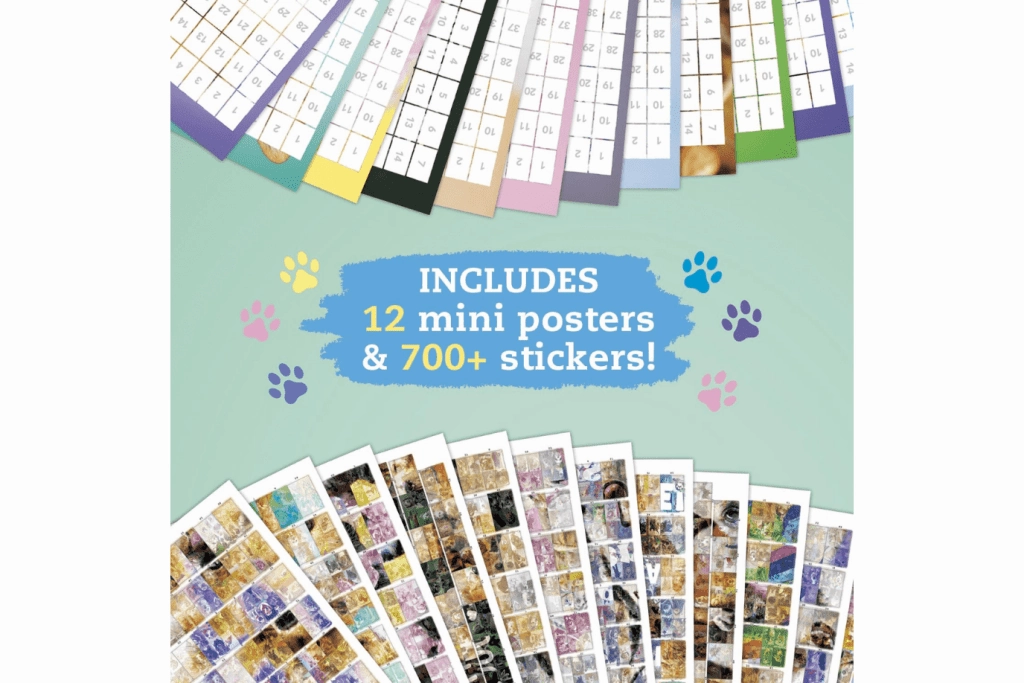 Sticker Photo Mosaic: Dogs and Puppies