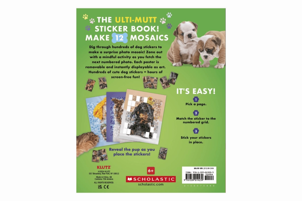 Sticker Photo Mosaic: Dogs and Puppies