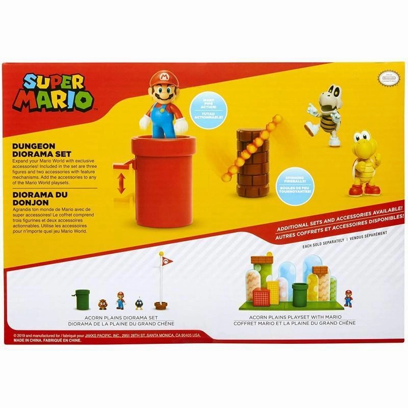 Super Mario JPA85989 Dungeon Diorama Playset