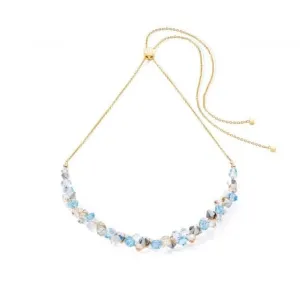 Swarovski Crystal Aqua Necklace 4639/10-2000 Coeur De Lion Jewellery