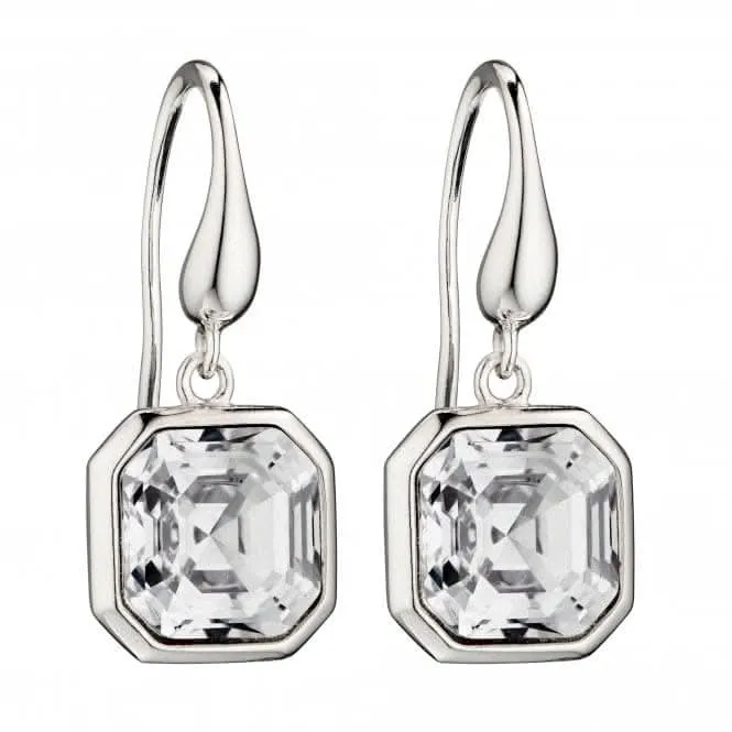 Swarovski Crystal Asscher Cut Earrings E5813C Beginnings Jewellery