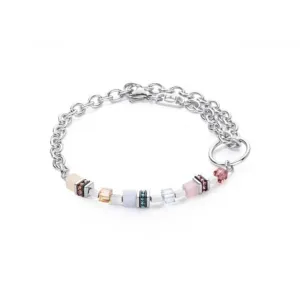 Swarovski Crystal Lightblue Beige Bracelet 4710/30-0738 Coeur De Lion Jewellery