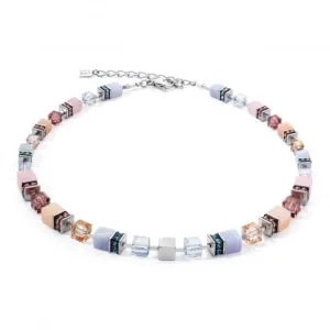 Swarovski Crystal Lightblue Beige Necklace 3039/10-0738 Coeur De Lion Jewellery