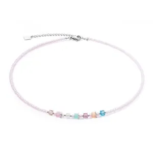 Swarovski Crystal Multicolour Rose Necklace 4357/10-1519 Coeur De Lion Jewellery