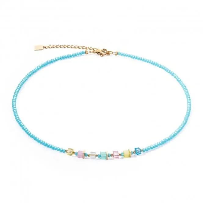 Swarovski Crystal Multicolour Turquoise Necklace 4357/10-1506 Coeur De Lion Jewellery