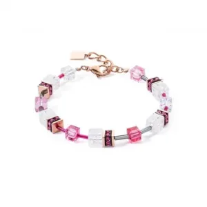 Swarovski Crystal Pink Bracelet 3018/30-0400 Coeur De Lion Jewellery