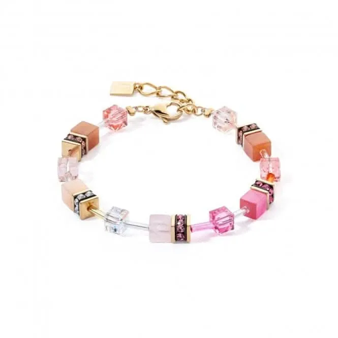 Swarovski Crystal Rose Orange Bracelet 4905/30-1902 Coeur De Lion Jewellery