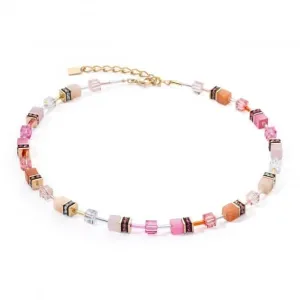 Swarovski Crystal Rose Orange Necklace 4905/10-1902 Coeur De Lion Jewellery