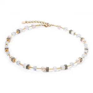 Swarovski Crystal White Gold Necklace 4081/10-1416 Coeur De Lion Jewellery