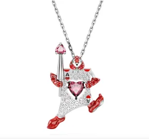 Swarovski Jewellery Alice in Wonderland Playing Cards Silver Necklace