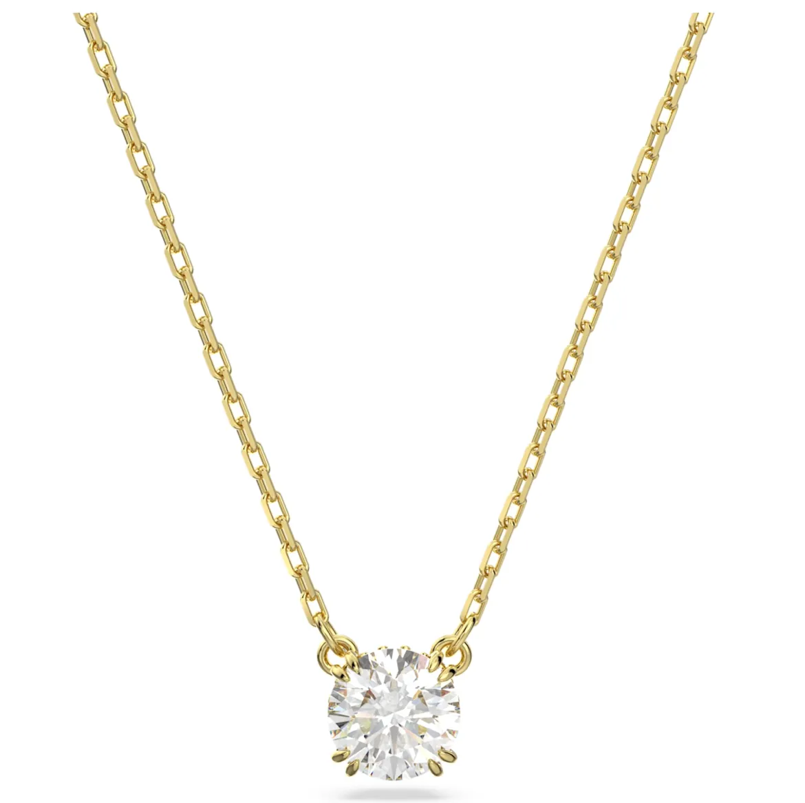 Swarovski Jewellery Constella Gold Round Earrings & Necklace