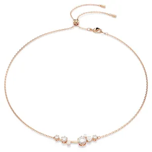 Swarovski Jewellery Constella Pearl & Round Cuts Rosegold Necklace