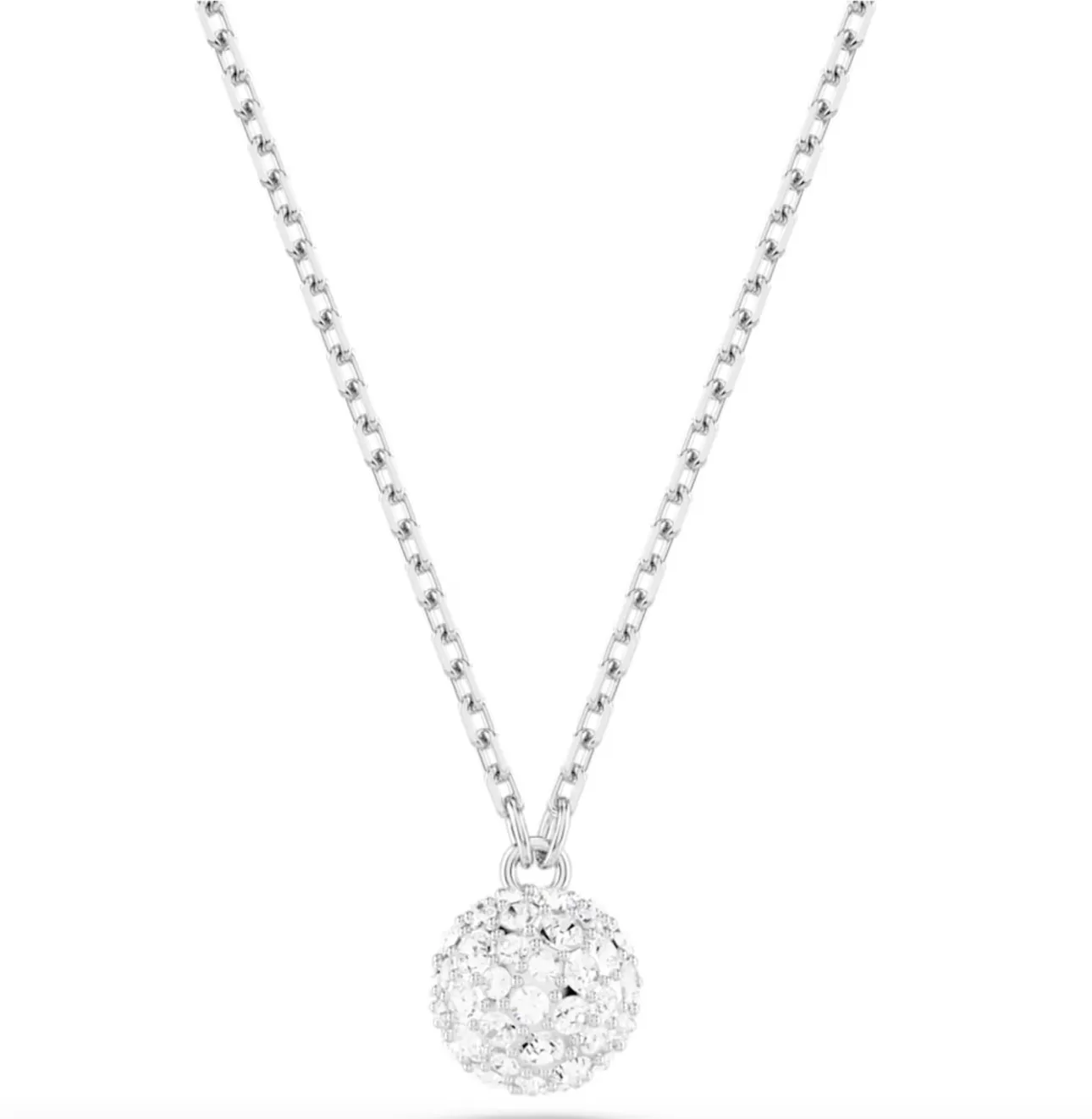 Swarovski Jewellery Dextera Round Cut Sphere, White Pendant