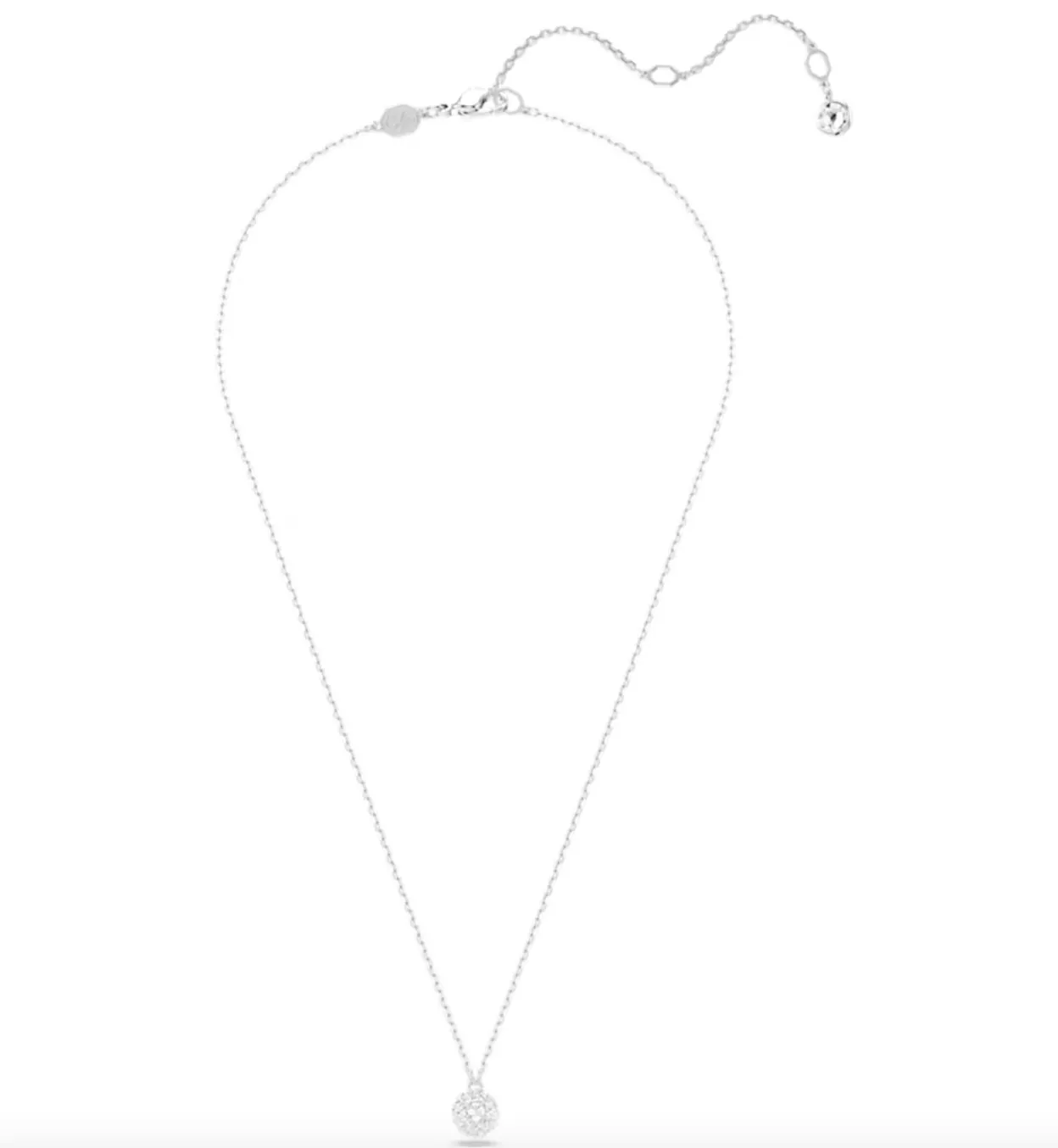 Swarovski Jewellery Dextera Round Cut Sphere, White Pendant