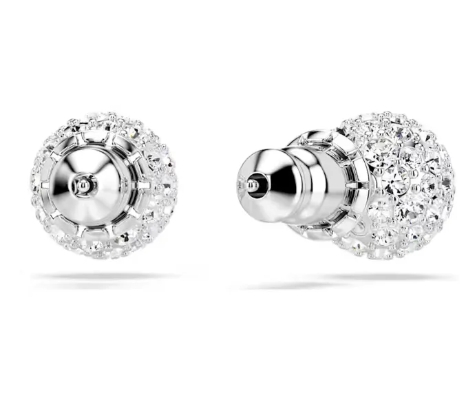 Swarovski Jewellery Dextera Sphere with Crystals Silver Stud Earrings
