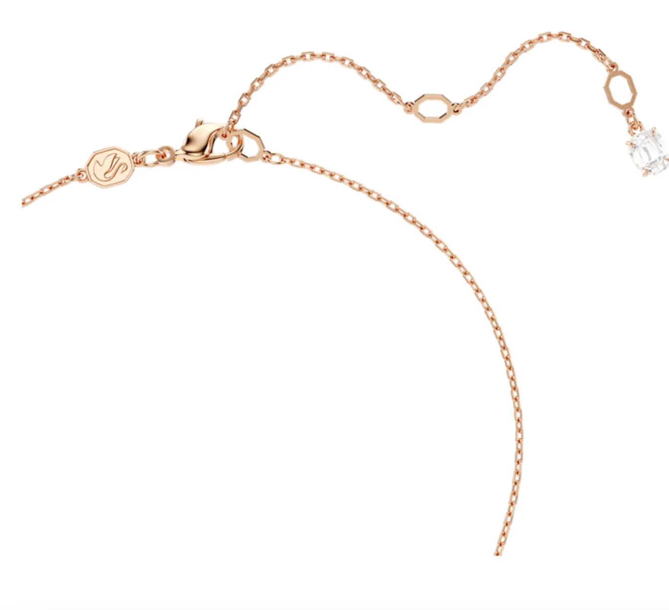 Swarovski Jewellery Hyperbola 3 Hoop Rosegold Necklace