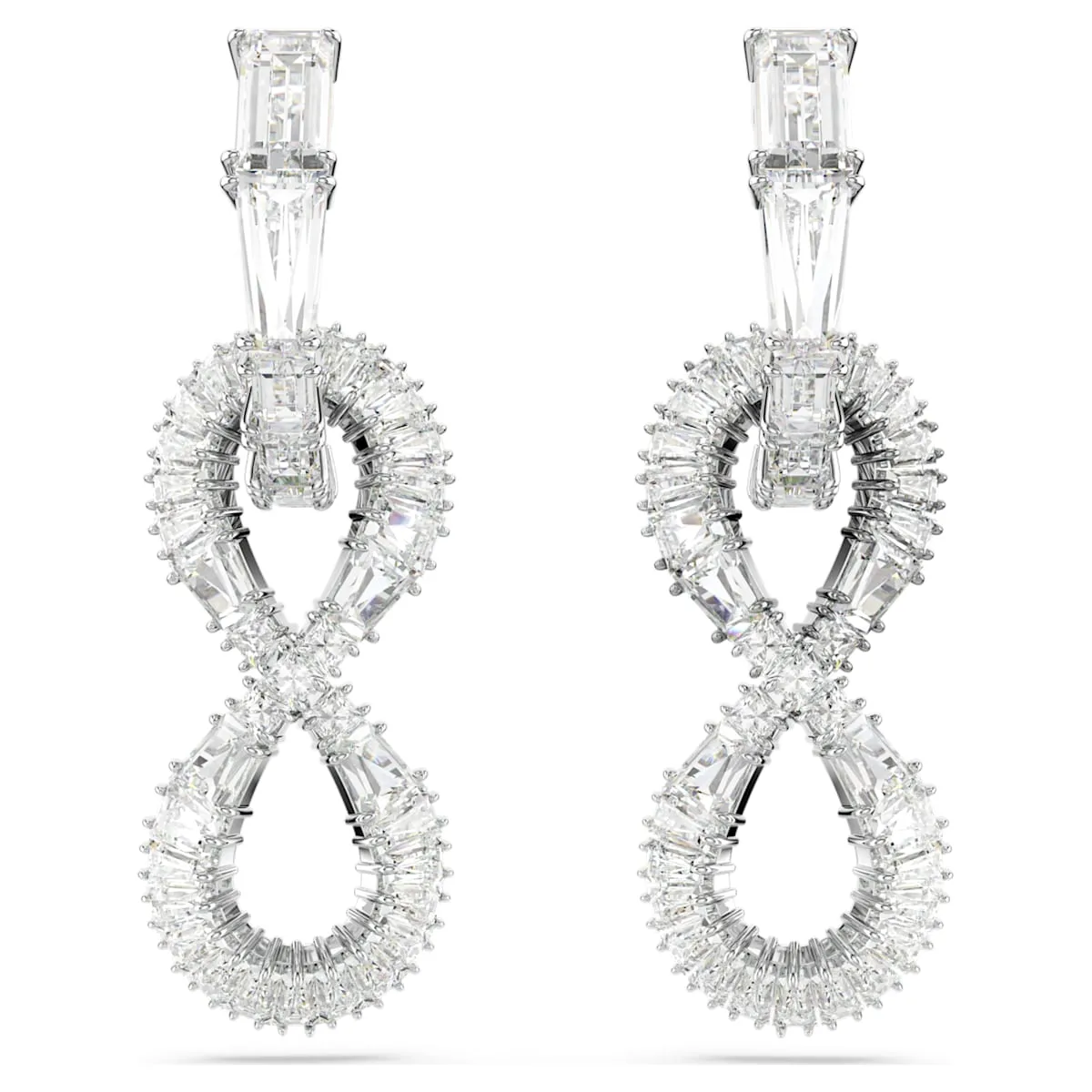 Swarovski Jewellery Hyperbola Drop Infinity Earrings