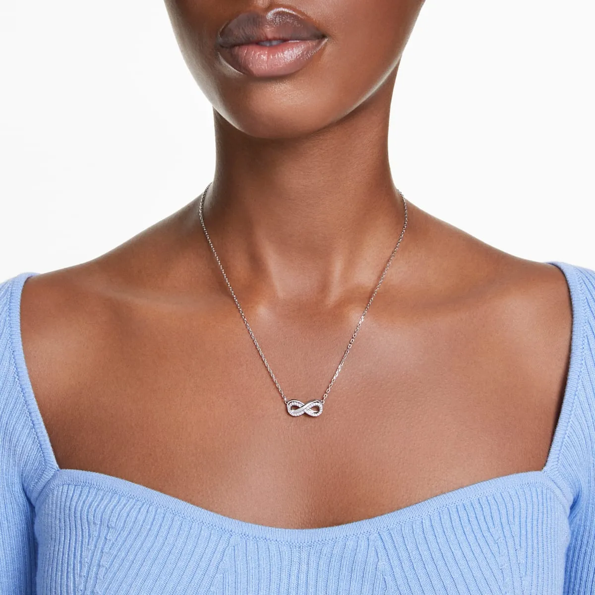 Swarovski Jewellery Hyperbola Silver Infinity Pendant