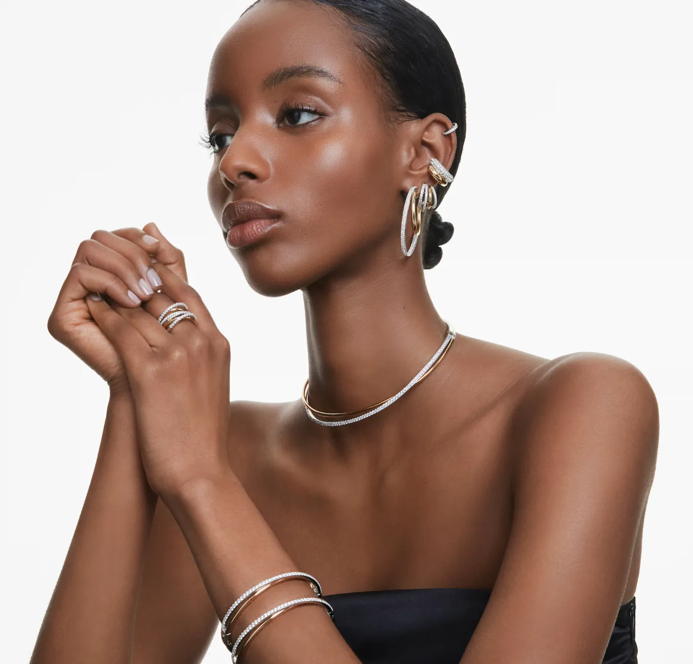Swarovski Jewellery Hyperbola Two-Tone Choker