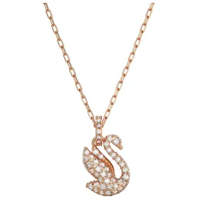 Swarovski Jewellery Iconic Swan Rosegold Necklace