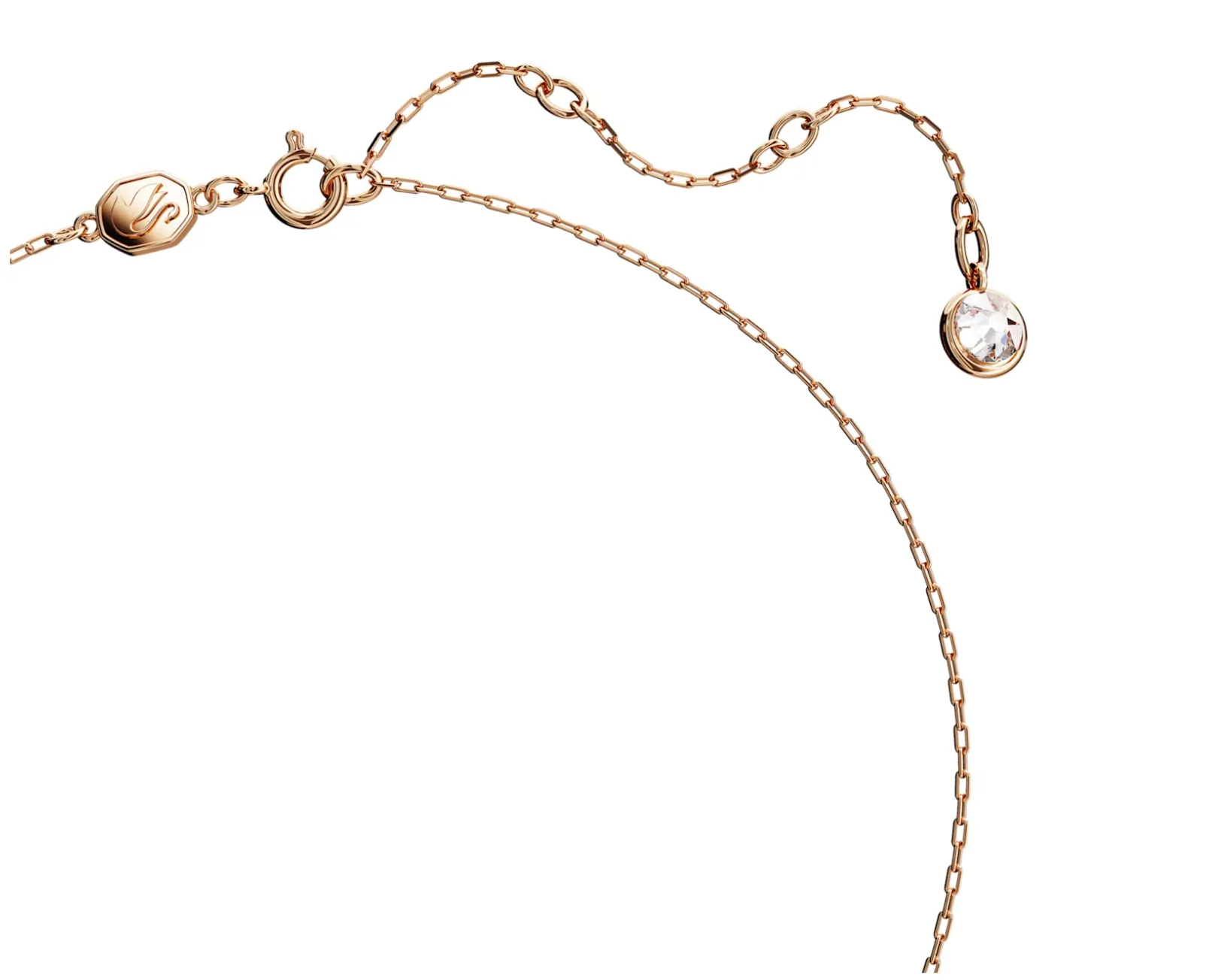 Swarovski Jewellery Iconic Swan Rosegold Necklace