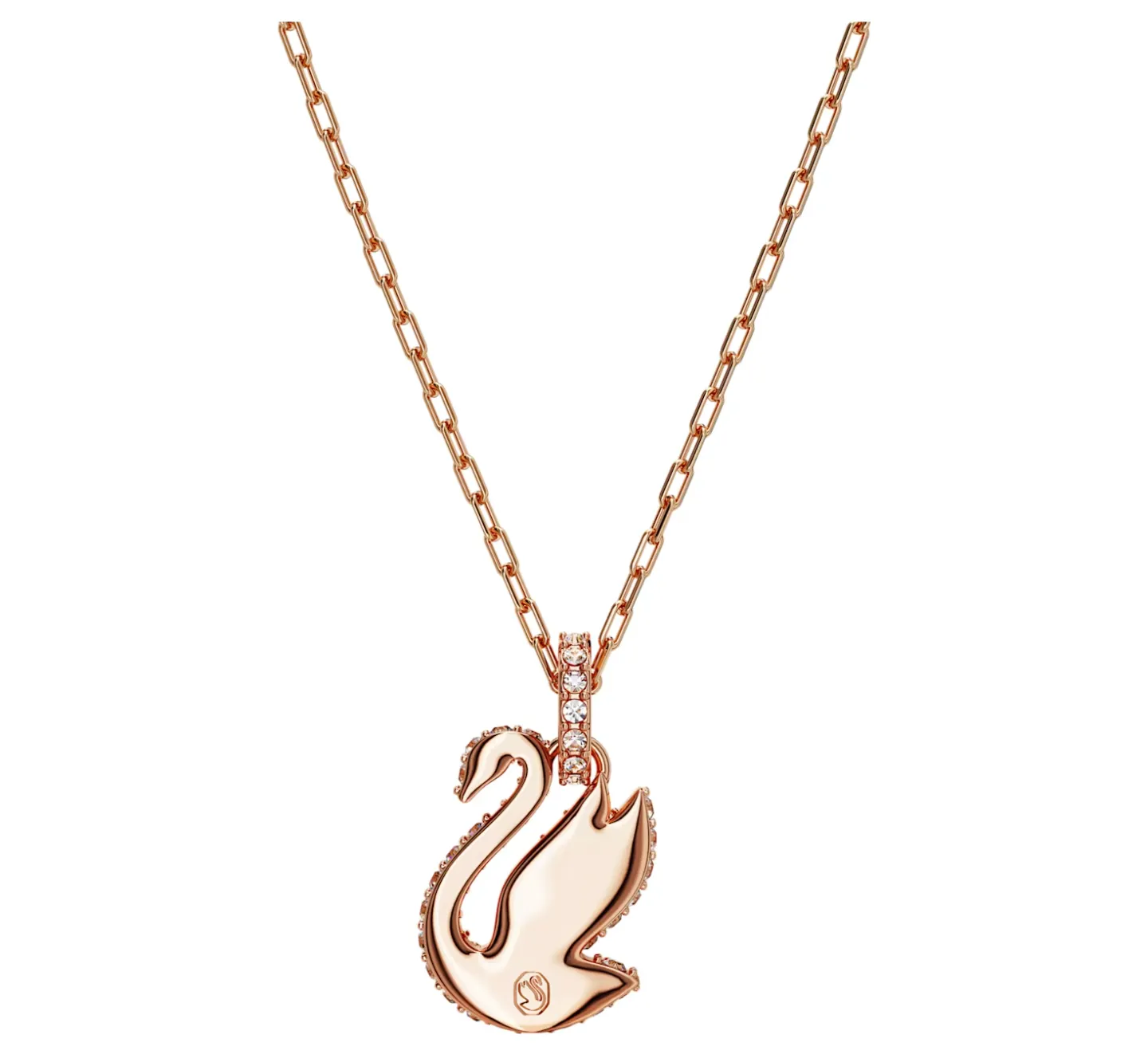 Swarovski Jewellery Iconic Swan Rosegold Necklace