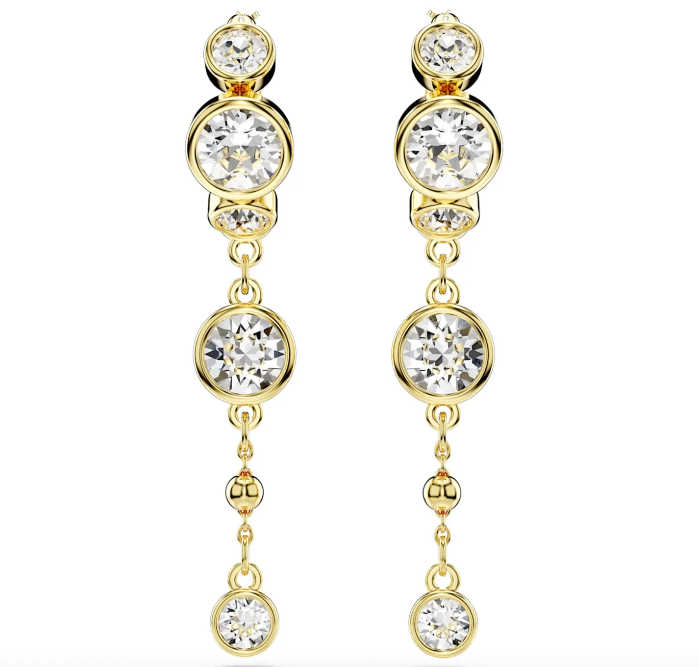Swarovski Jewellery Imber Round Gold Drop Earrings
