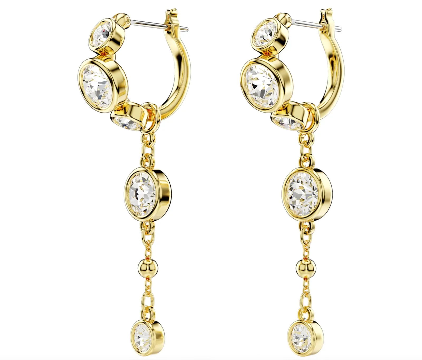 Swarovski Jewellery Imber Round Gold Drop Earrings