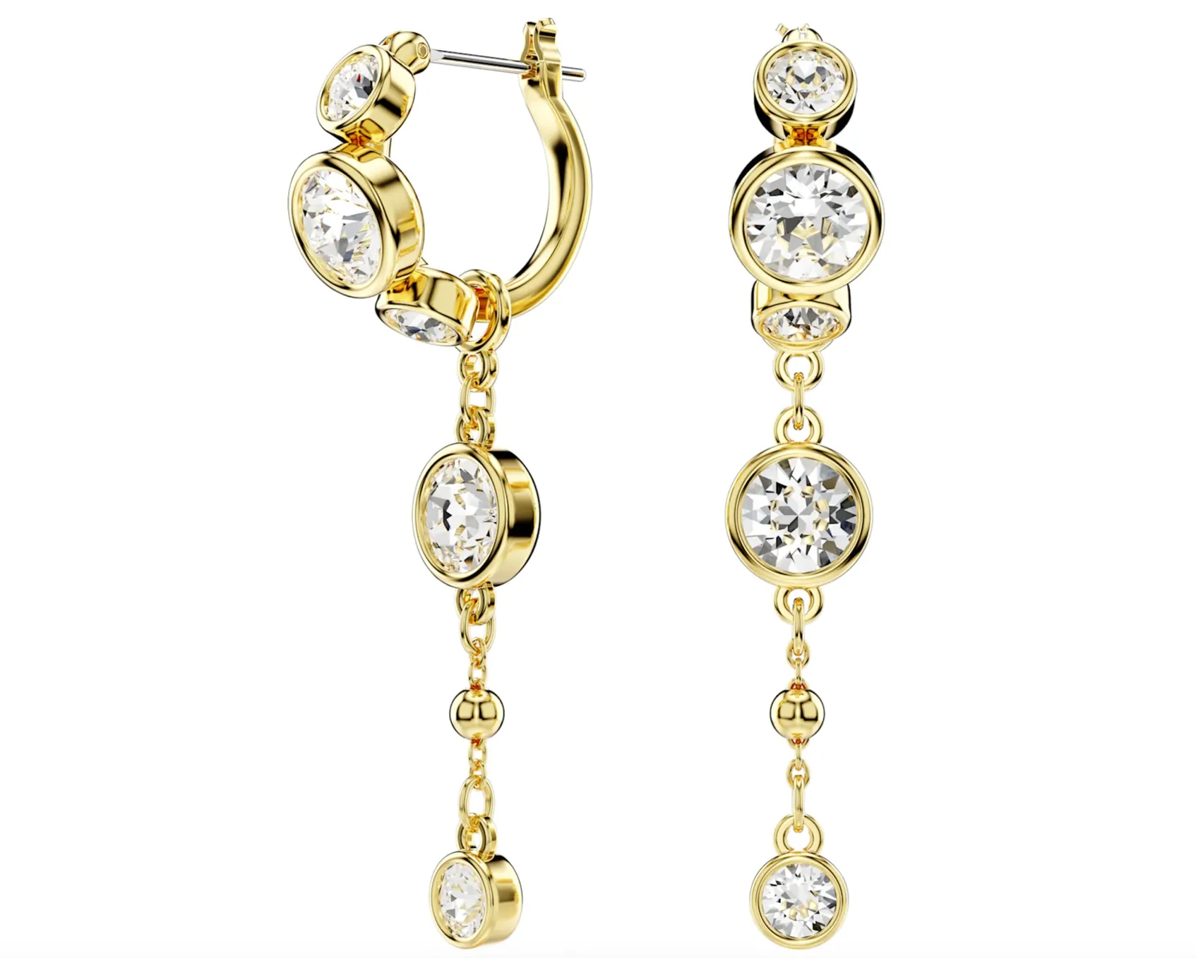 Swarovski Jewellery Imber Round Gold Drop Earrings