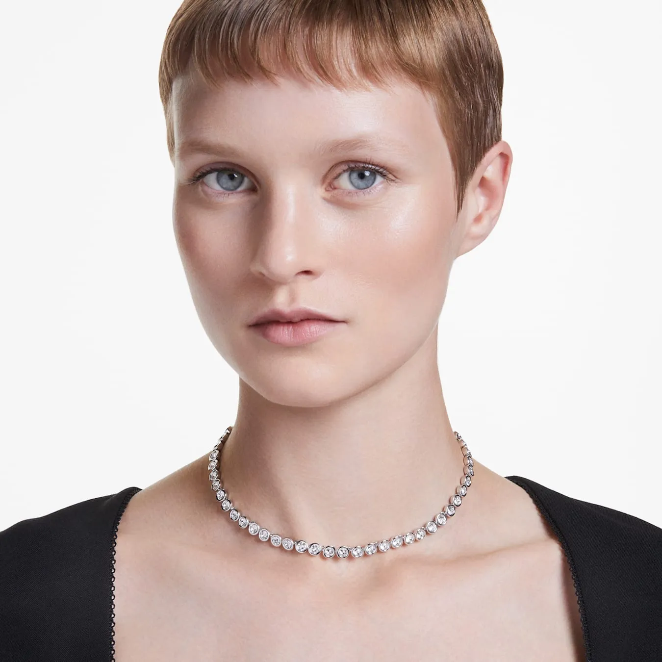 Swarovski Jewellery Imber Silver Tennis Necklace