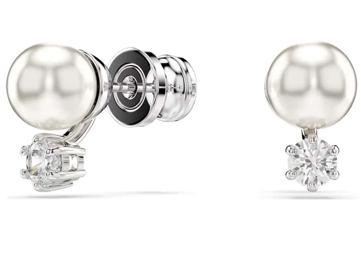 Swarovski Jewellery Matrix Pearl Studs Earring