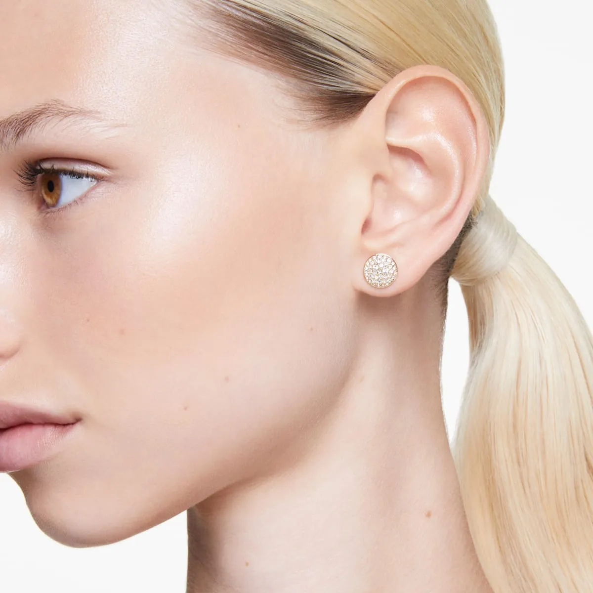 Swarovski Jewellery Meteora Stud Gold Earrings