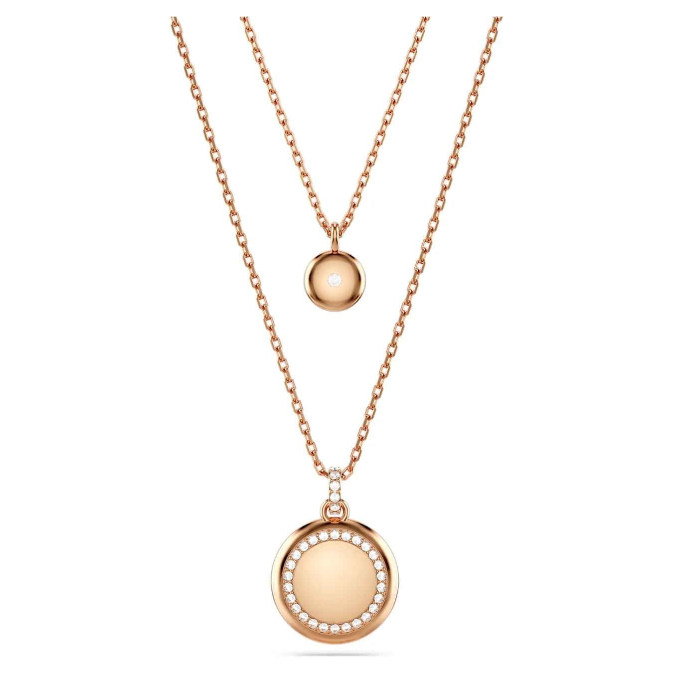 Swarovski Jewellery Rose Gold Meteora layered pendant