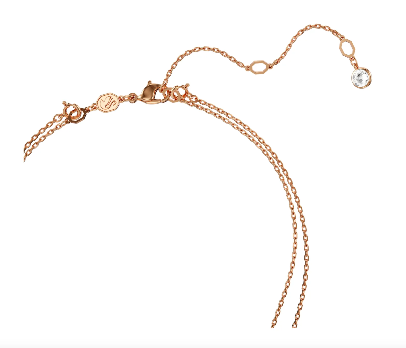 Swarovski Jewellery Rose Gold Meteora layered pendant