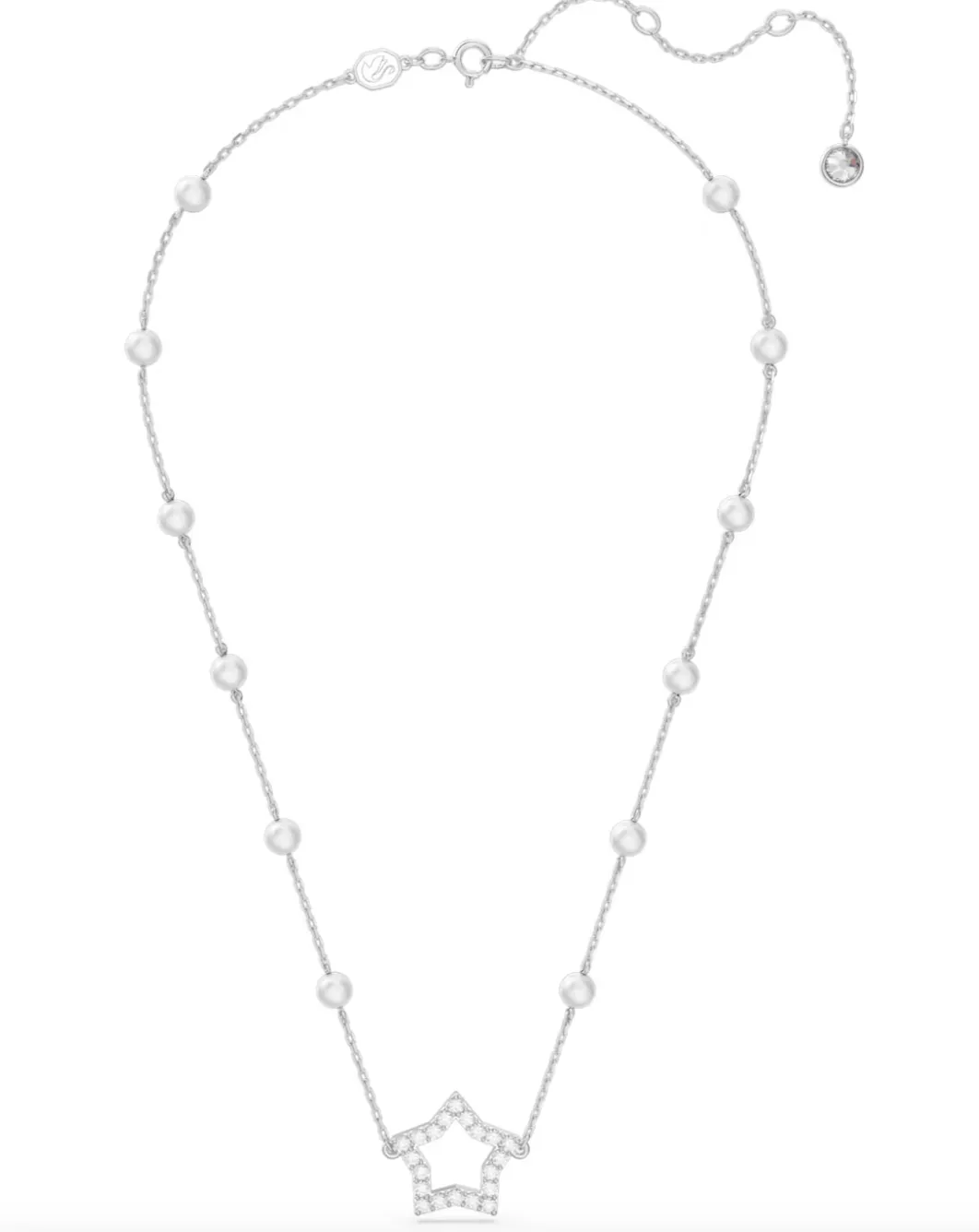Swarovski Jewellery Stella Crystal Pearls & Star Necklace