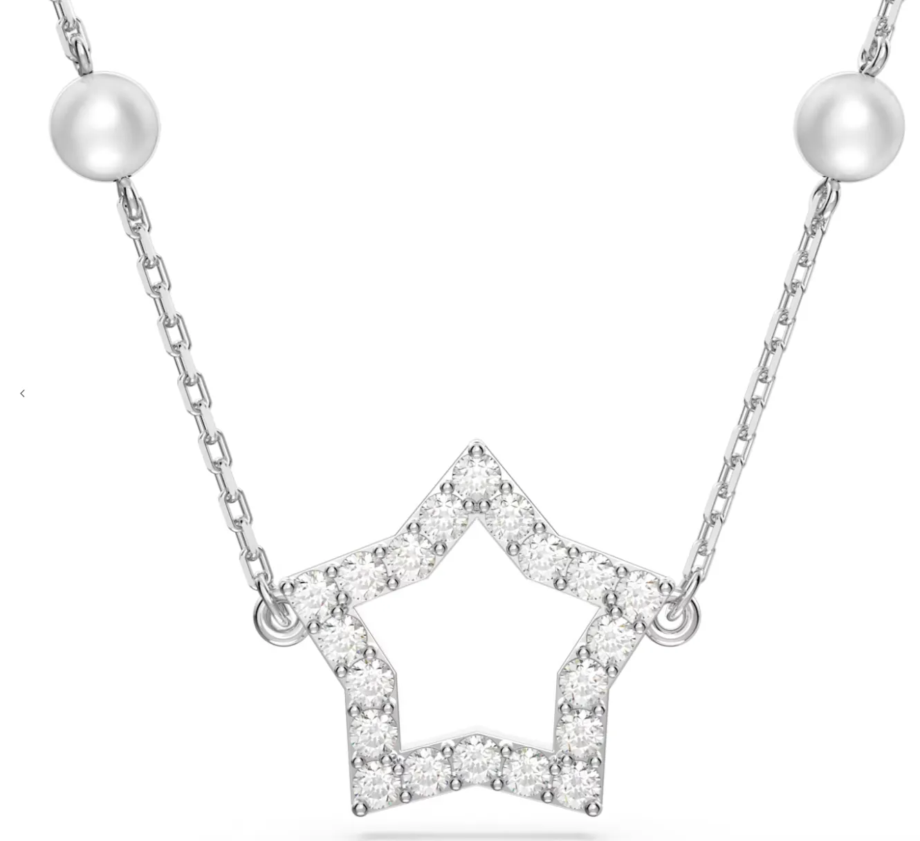 Swarovski Jewellery Stella Crystal Pearls & Star Necklace