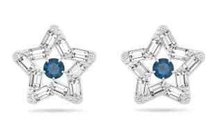 Swarovski Jewellery Stella Stud Blue Star Earrings