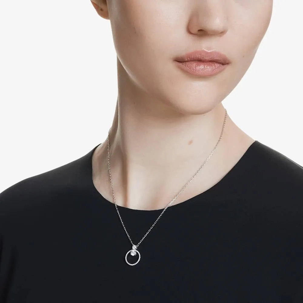 Swarovski Jewellery Swarovski Constella Rhodium Plated Pave Crystal Necklace