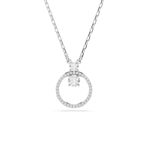 Swarovski Jewellery Swarovski Constella Rhodium Plated Pave Crystal Necklace