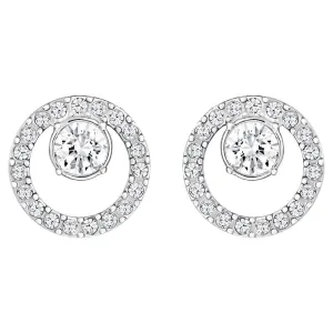 Swarovski Jewellery Swarovski Creativity Circle White Rhodium Plated Earrings
