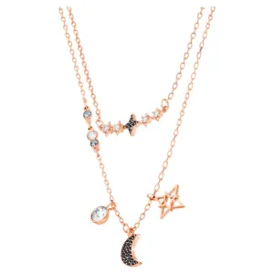Swarovski Jewellery Swarovski Glowing Moon Multi Coloured Mix Plated Necklace Set