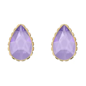 Swarovski Jewellery Swarovski Orbita Gold Tone Plated Multicolour Crystal Drop Cut Earrings