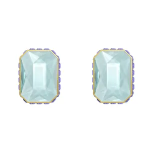 Swarovski Jewellery Swarovski Orbita Gold Tone Plated Multicolour Crystal Octagon Cut Earrings