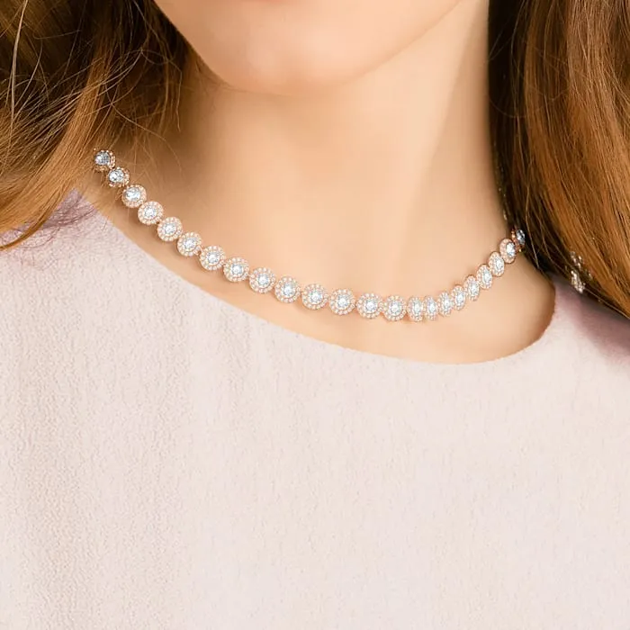 Swarovski Jewellery Swarovski Rose Gold White Crystal Angelic Necklace