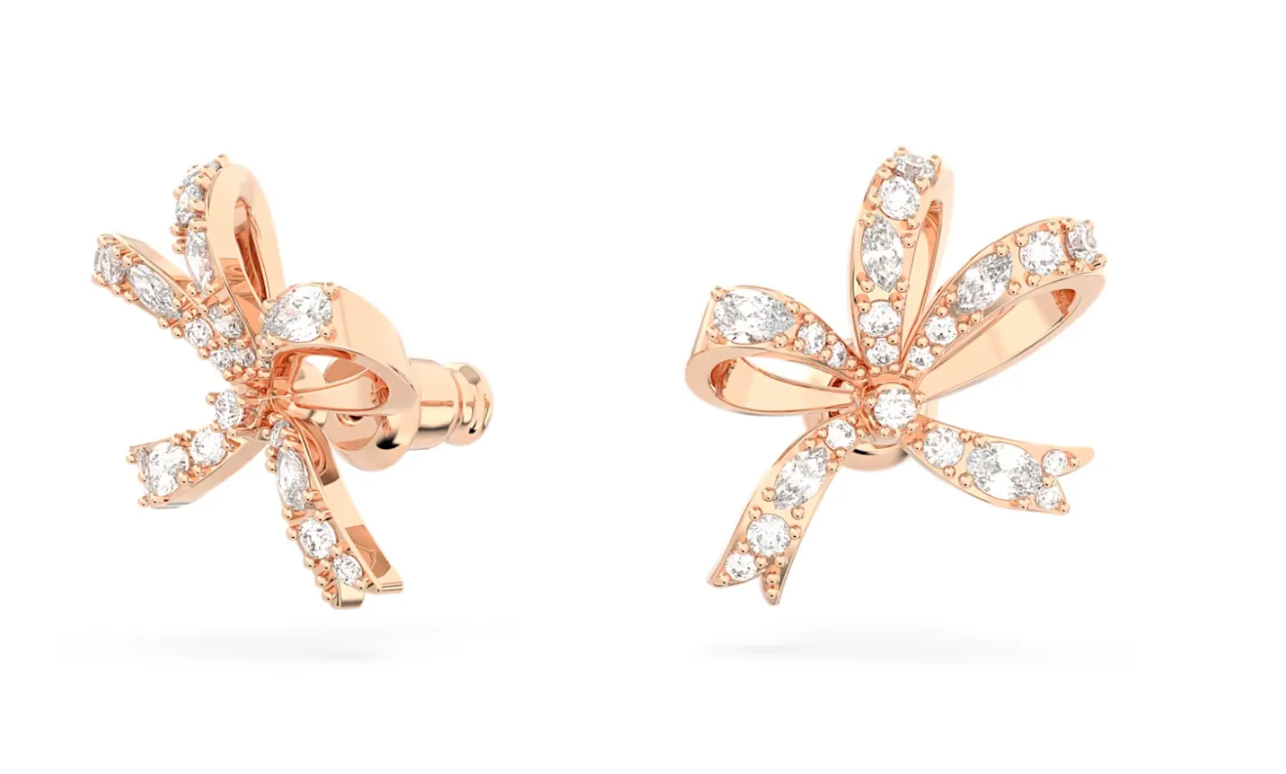 Swarovski Jewellery Volta Rosegold Bow Pendant